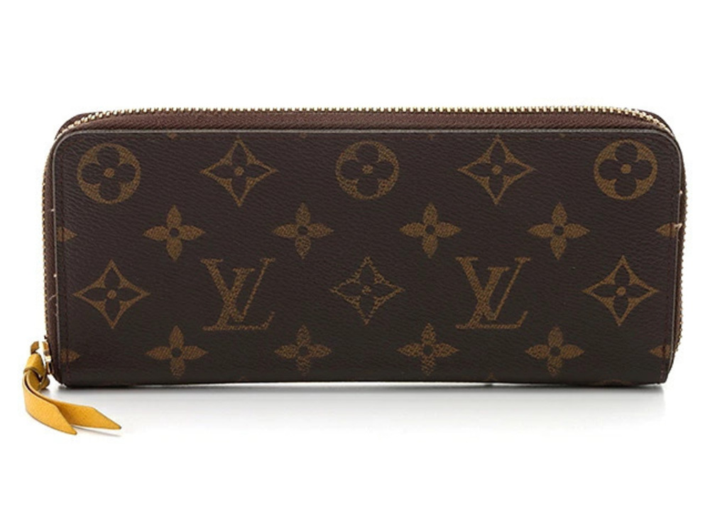 LOUIS VUITTON Portefeuille Clemence Monogram Mimosa Yellow